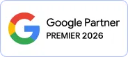 Google Partner Premier 2026 badge OMG
