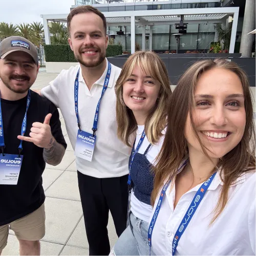 OMG SEO consultants at Ahrefs Evolve event