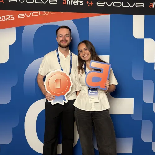 OMG SEO team at Ahrefs Evolve 2025 event