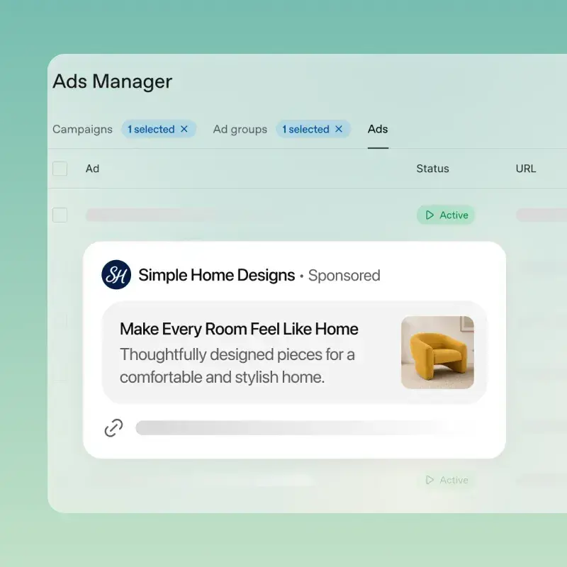 ChatGPT ad manager