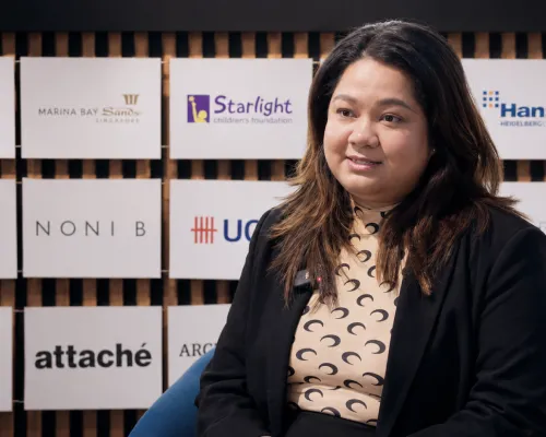 Dental practice owner discussing digital marketing results in OMG client interview