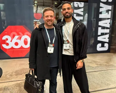 Andrew Raso and JP at Mumbrella 360