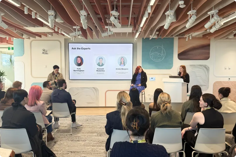 OMGโs paid social specialists at the Pinterest event
